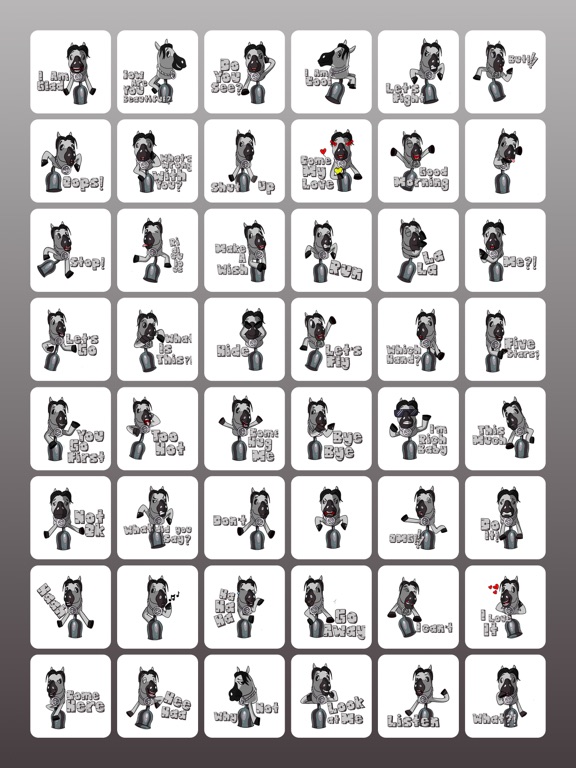 Screenshot #6 pour Stali Hunk Horse Stickers
