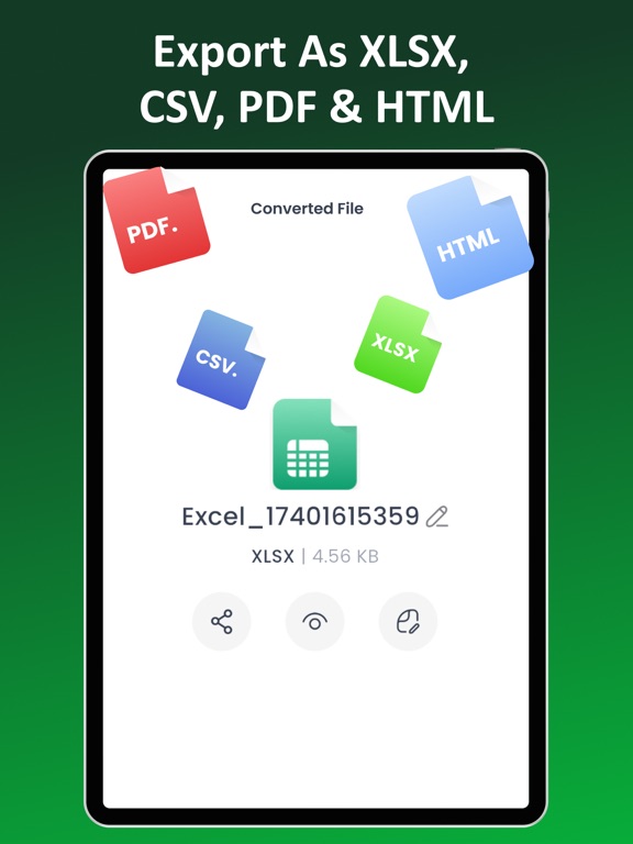 Image to Excel Converter－XLSX iPad screenshot 5 - Productivity app