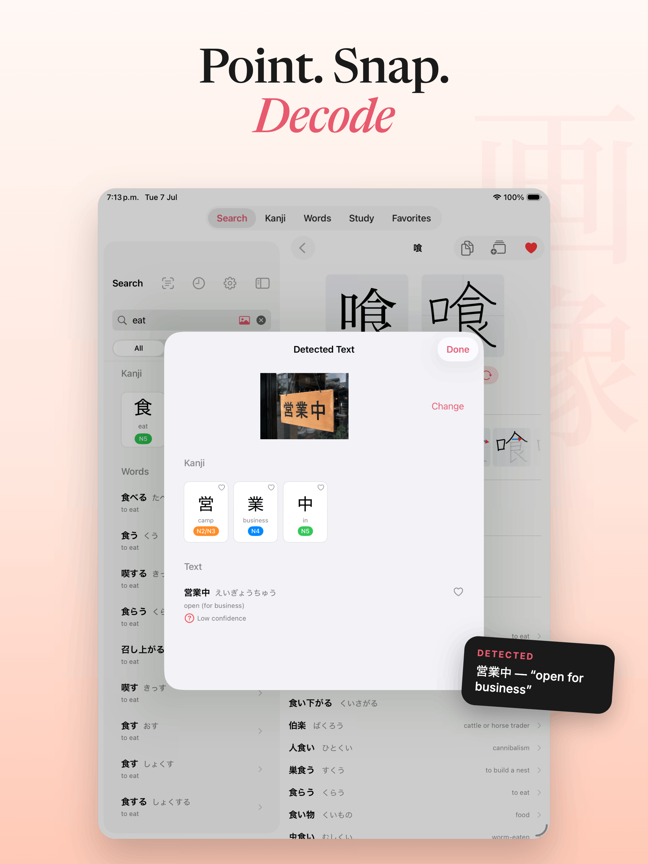 Jisoku - Japanese Dictionary screenshot 14