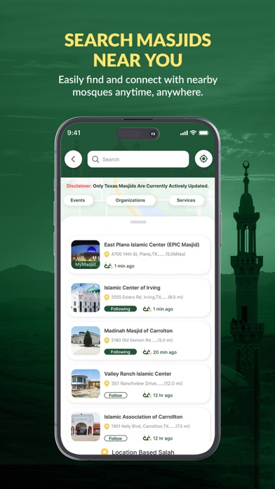 CMZ (ConnectMazjid) - Events Screenshot