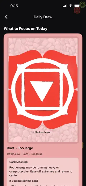 Chakra Balance Deck screenshot 4