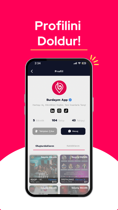 Burdayım App Screenshot