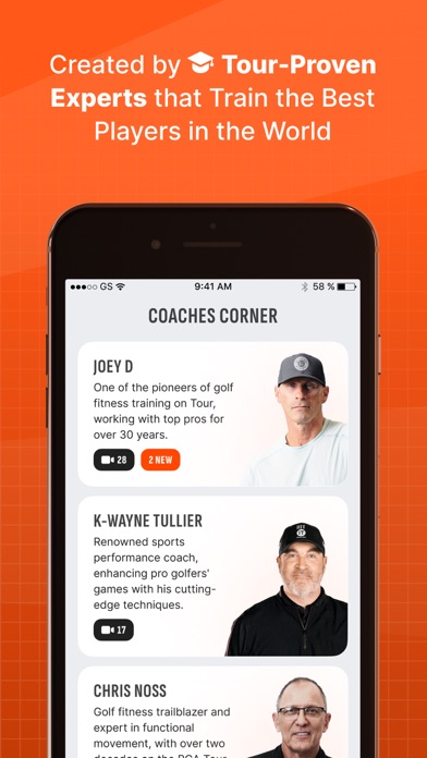 Golf Fitness by HIT IT GREAT® Screenshot