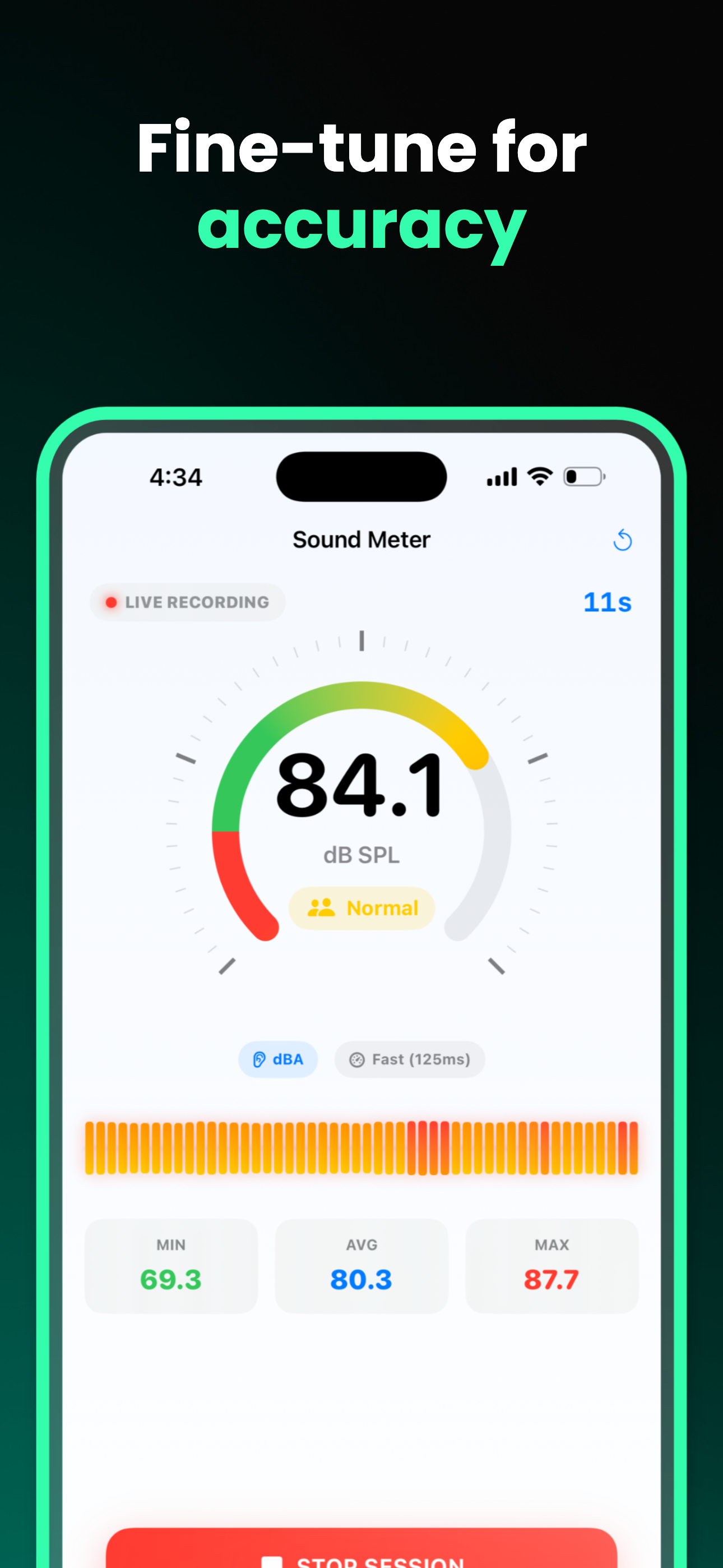dB Meter - Noise Analyzer screenshot 4