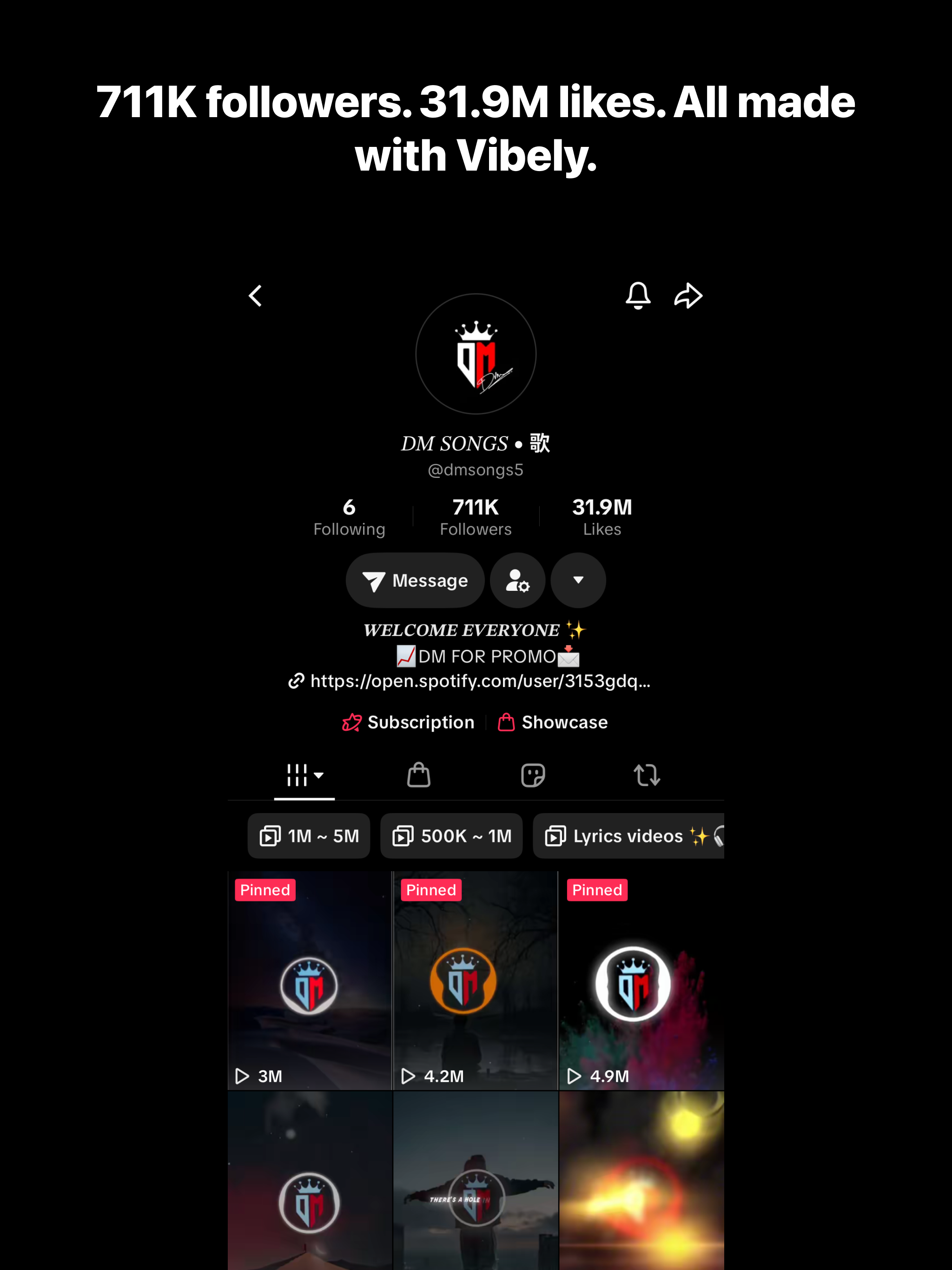 Music Visualizer - Vibely