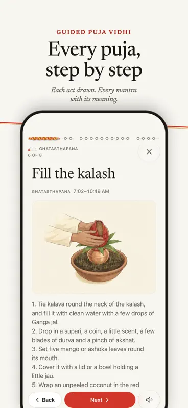 Kalava: Hindu Calendar & Puja screenshot 1 of 10