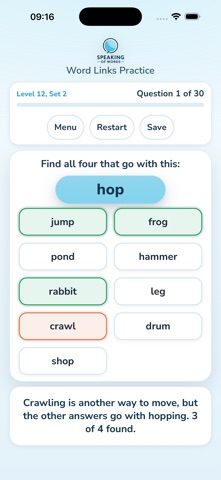 Word Links: Aphasia Practice Screenshot 3 of 5