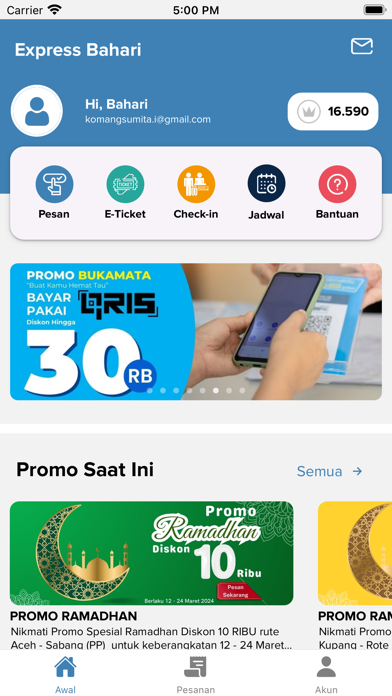 Express Bahari Mobile Screenshot