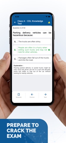 Connecticut CDL Permit Test Screenshot 3 of 9