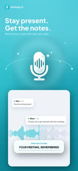 Meetings: AI Note Taker screenshot 1