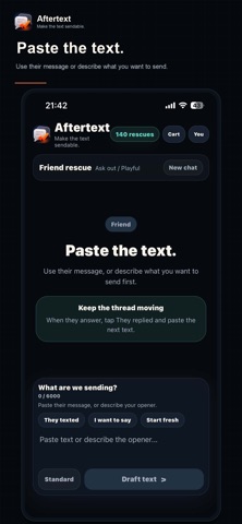 Aftertext: AI Text Replies Screenshot 1 of 5