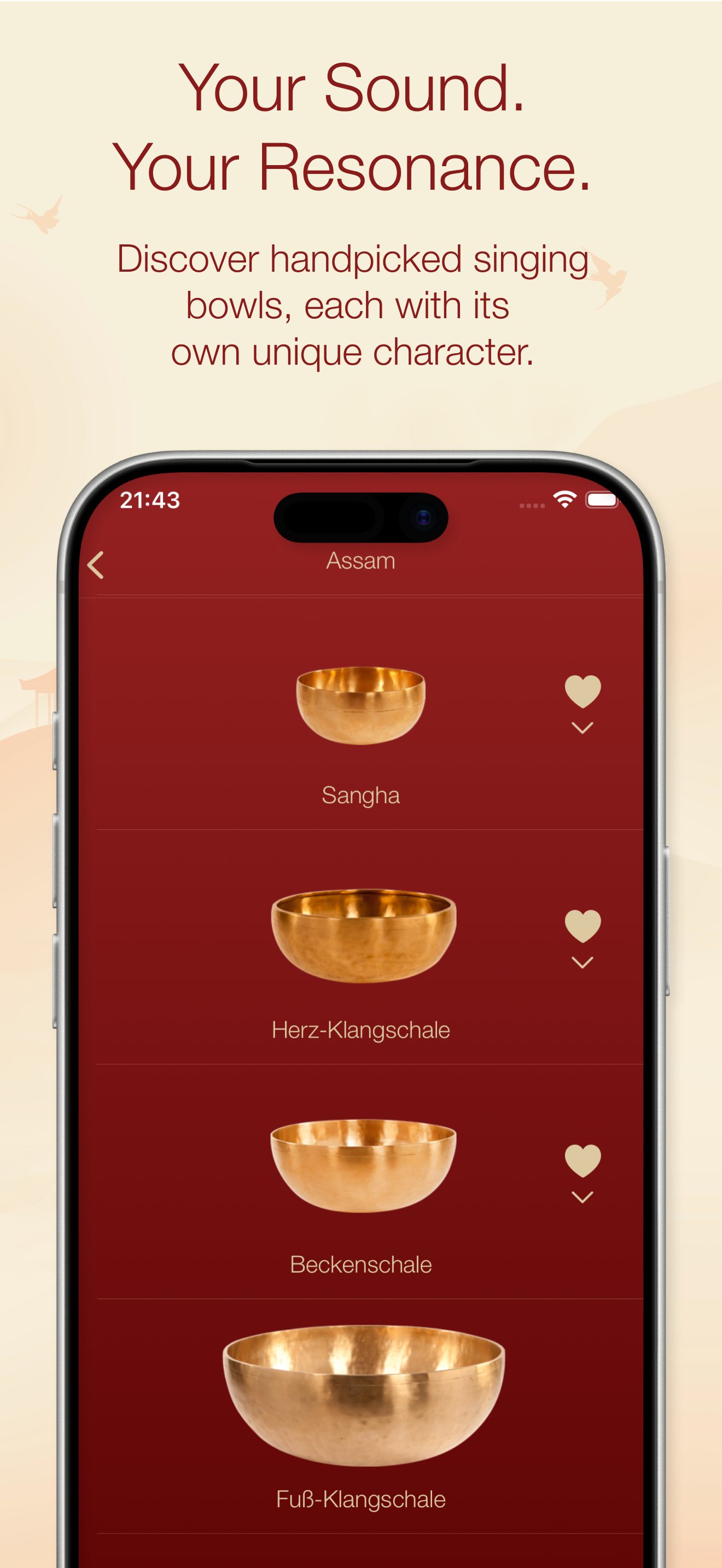 Meditation Timer Singing Bowls