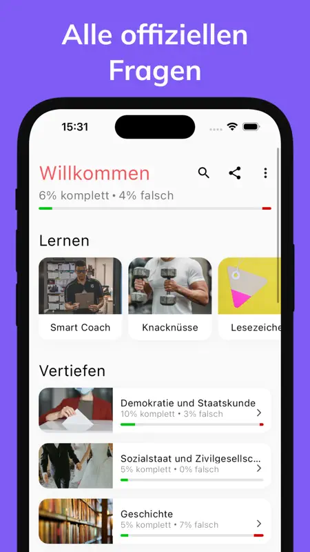 Einbürgerungstest 2026 - Pro screenshot 2 of 9