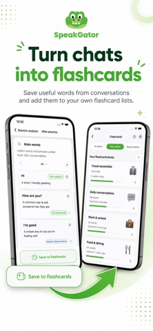 SpeakGator：语言练习 screenshot