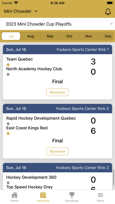 ProAm Hockey Screenshot