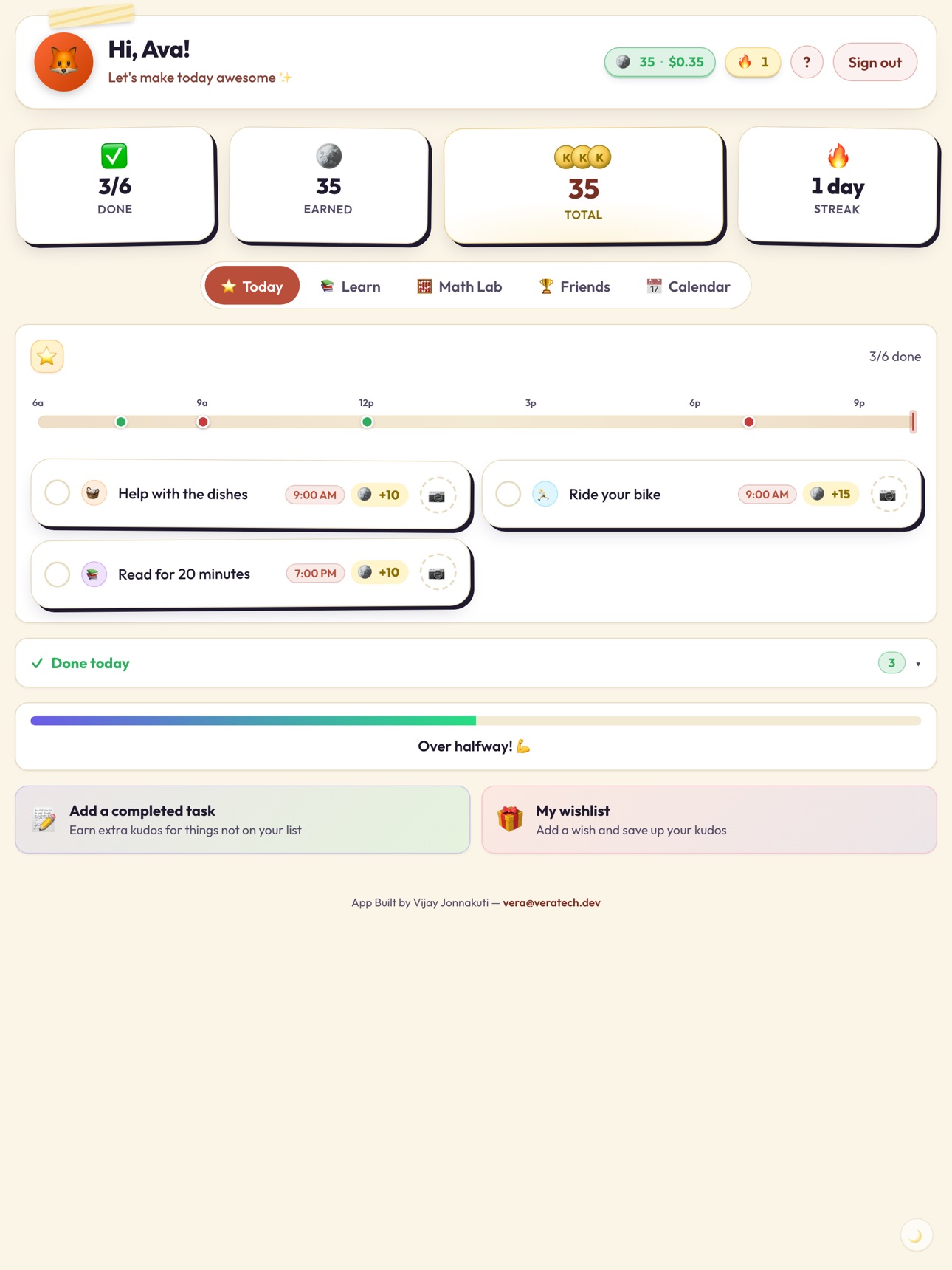 Screenshot 3 of Kudo: Chores & Habits