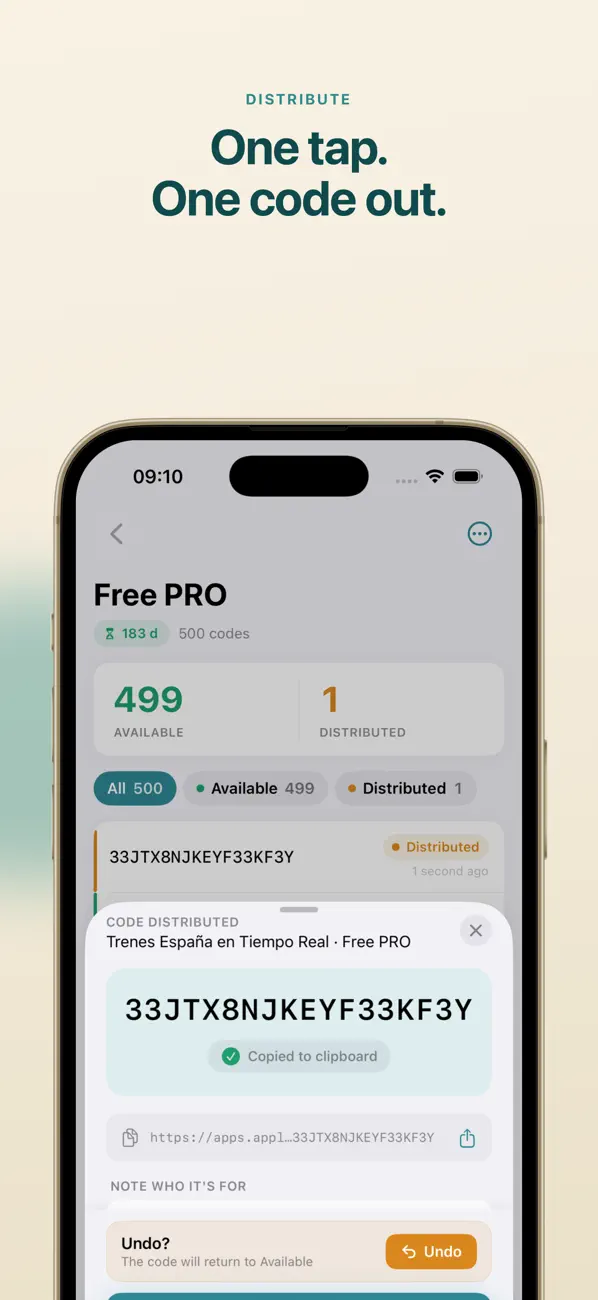 #4. Redeemly: Offer Code Manager (iOS) By: Daniel Fernandez Garcia