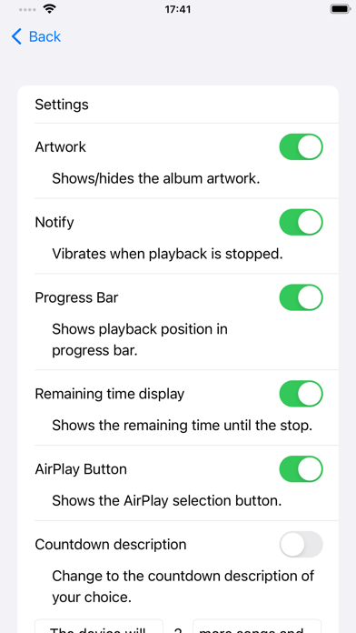 App screenshot