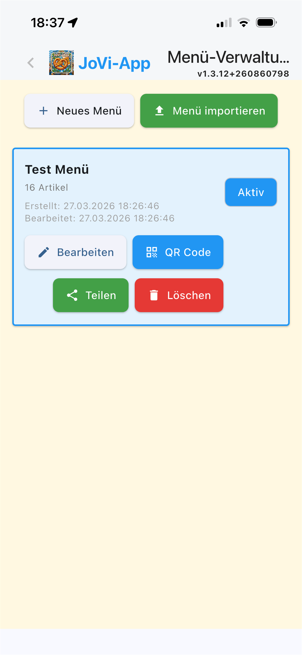 JoVi-App Kellnerhilfe