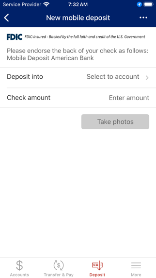 American Bank of Freedom Screenshot