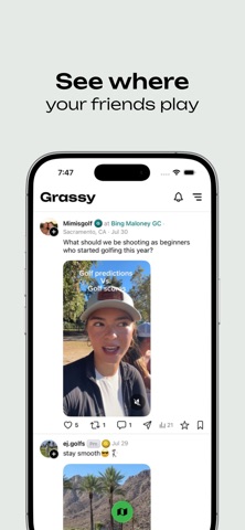 Grassy: Rank Golf Courses iPhone screenshot