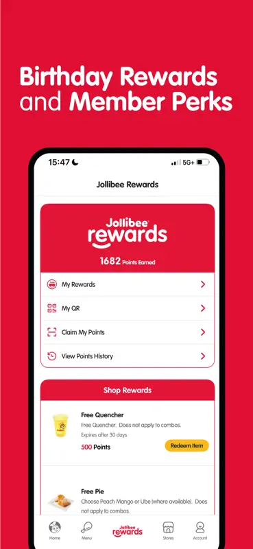 Jollibee - Order & Rewards screenshot 5 of 5