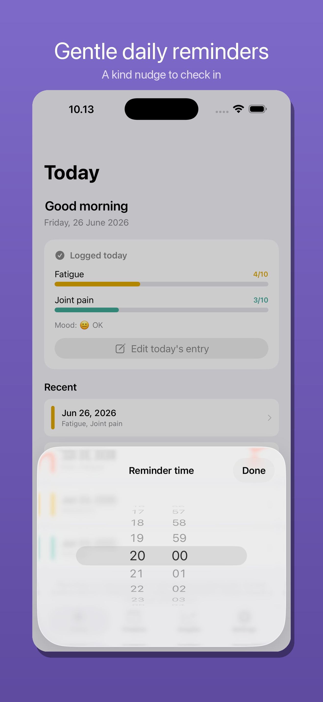 Symptom Tracker: Flare Diary