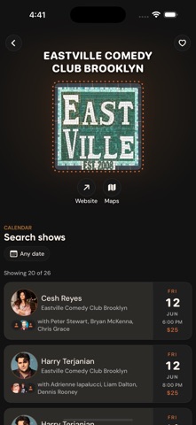 Laughtrack - Find Local Comedy Screenshot 6 of 10