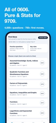 Cambridge AICE & IGCSE Maths iPhone screenshot