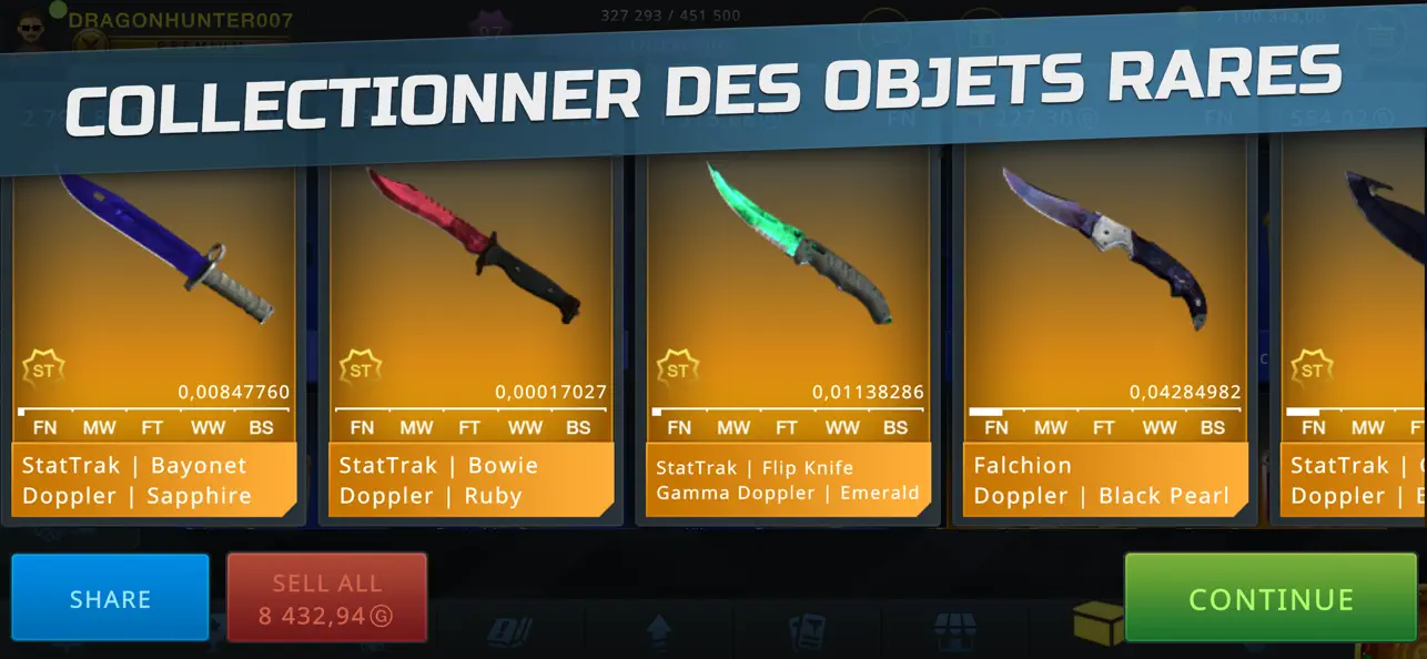 Screenshot #2 pour Case Chase Clicker: CSGO Skins