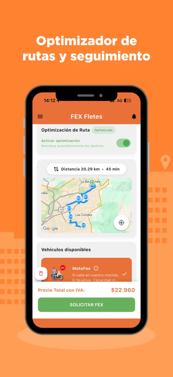 Screenshot #3 pour FEX Fletes y envíos