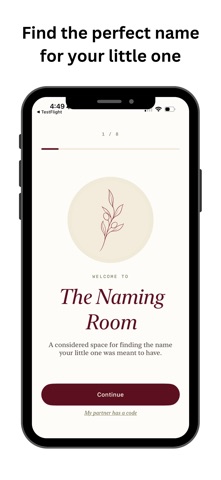 Nimi: The Naming Room iPhone screenshot