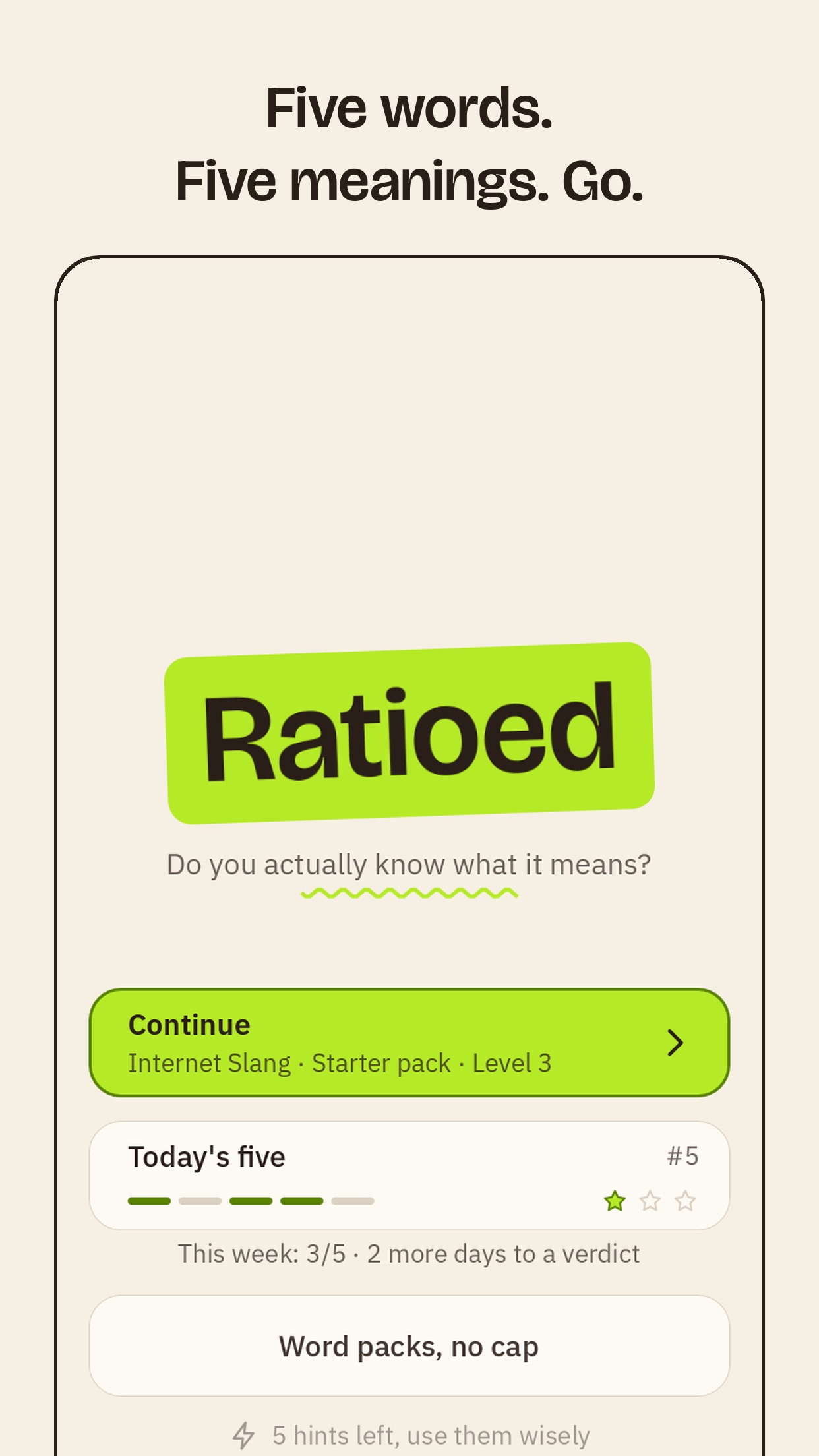 Screenshot 1 of Ratioed: Slang Match