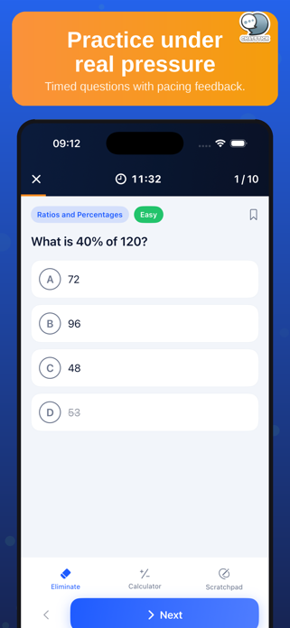 SAT Sprint Prep Coach by CS Screenshot 4 of 10