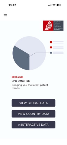 EPO Data Hub Screenshot 1 of 4