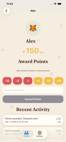 Kid Points - Family Rewards screenshot