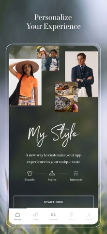 Ralph Lauren: Luxury Shopping iPhone screenshot