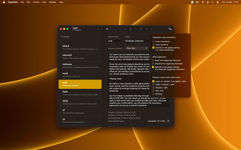 TypeIt4Me 7 screenshot 2