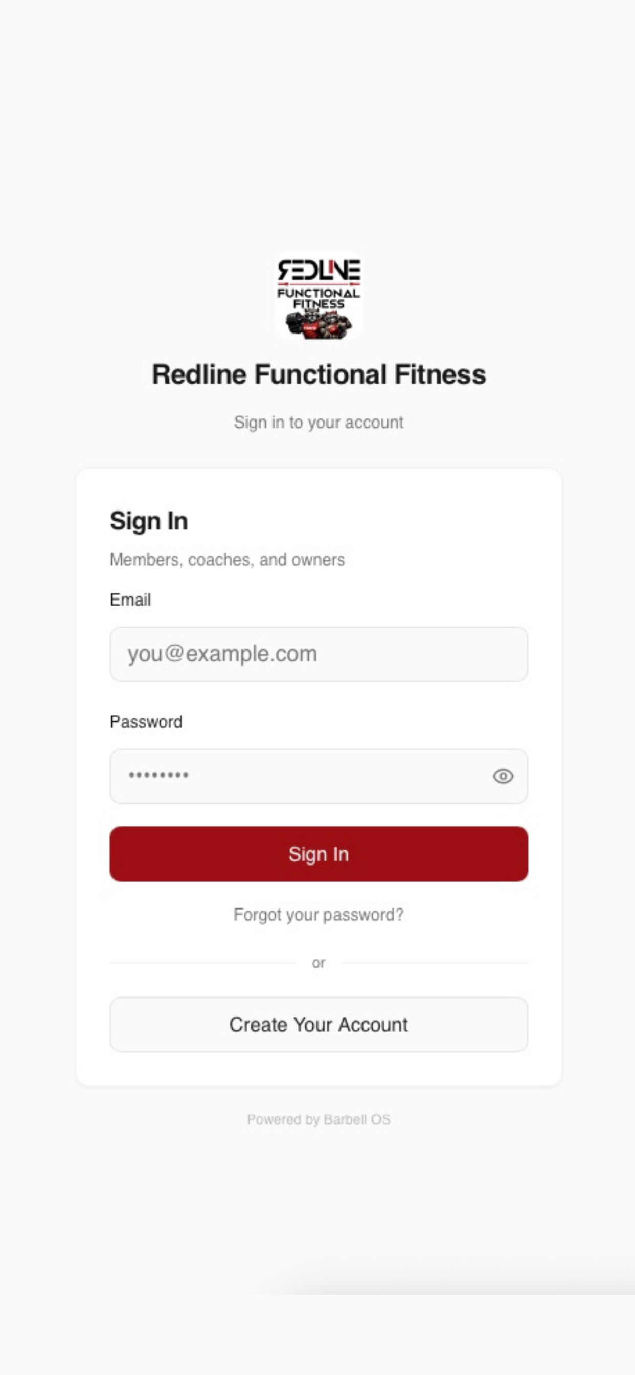 REDLINE FUNCTIONAL FITNESS