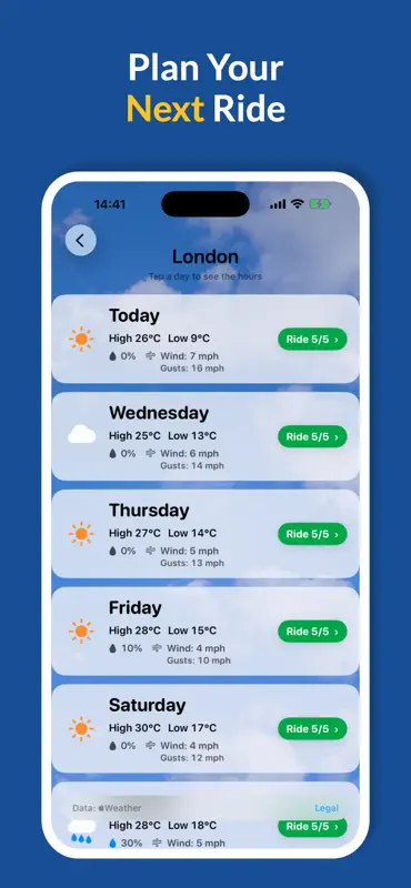 CyclistWeather screenshot 5 of 7