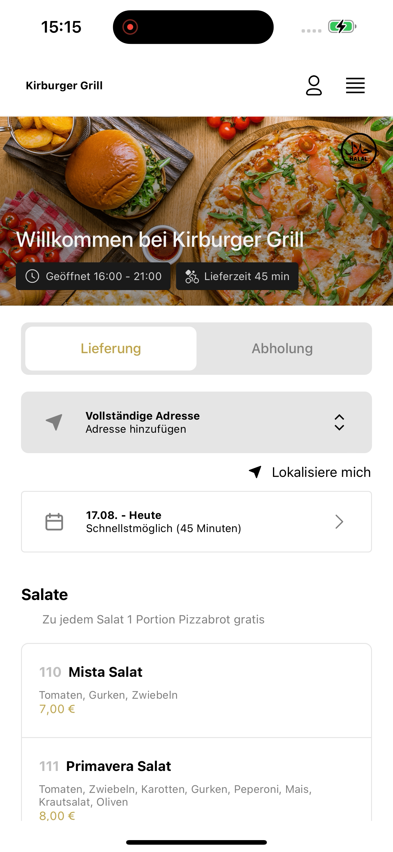 Kirburger Grill screenshot 5