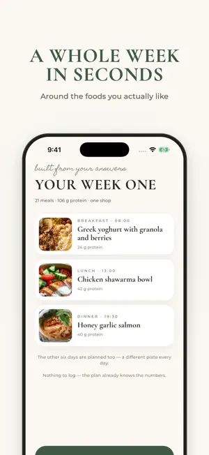 Eat Light: AI Meal Planner screenshot 2