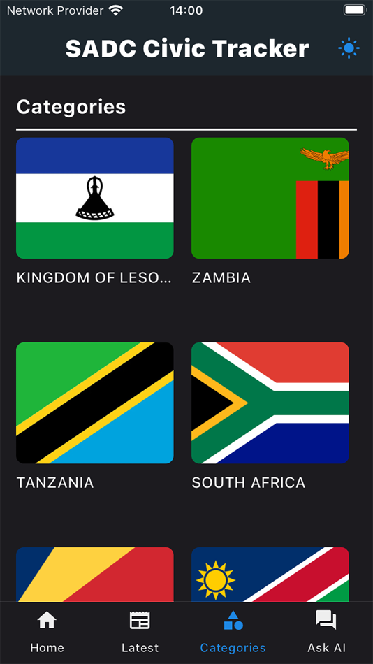 #2. SADC Civic Tracker (iOS) Bởi: Tres Groupe International
