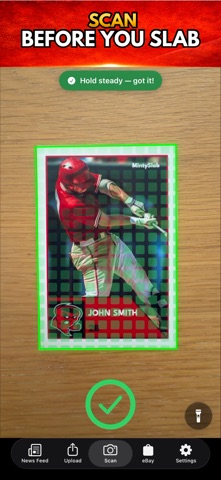 MintySlab® | Card Centering iPhone screenshot