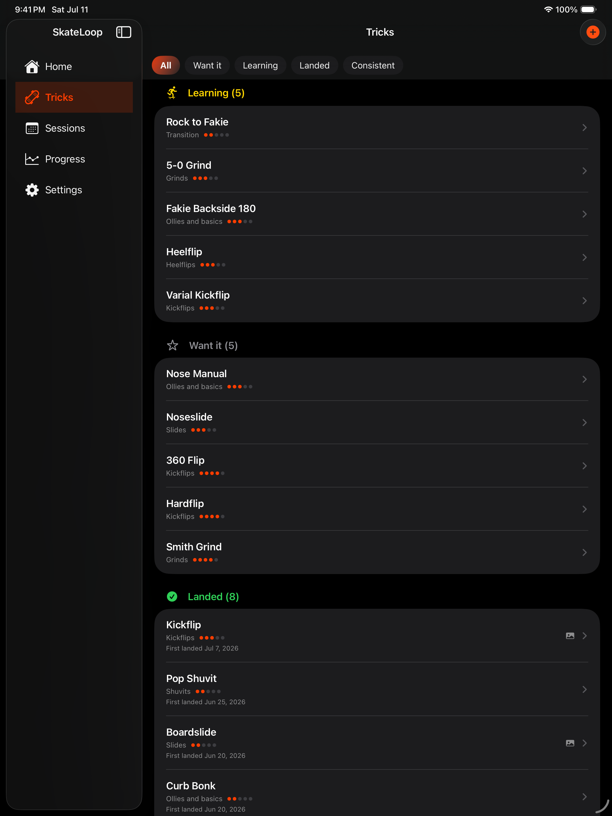 SkateLoop: Trick Progress screenshot 6