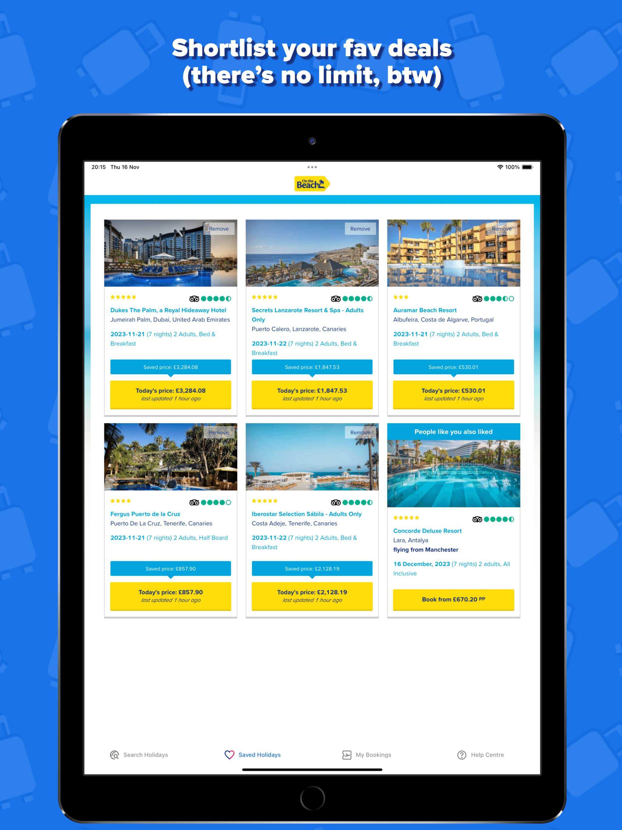 On the Beach Holiday App screenshot 14