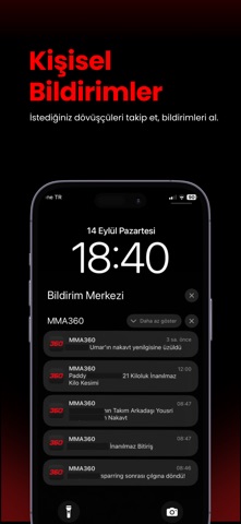 MMA360: Dövüş Haberleri iPhone screenshot 1