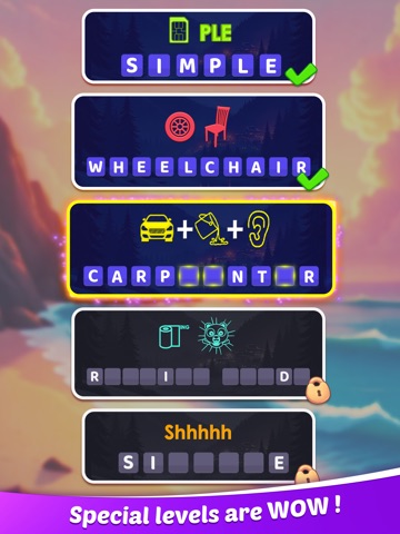 Word Bounty: Word Games Puzzle iPad screenshot