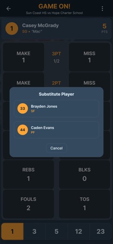 Buckets! Basketball Stats screenshot