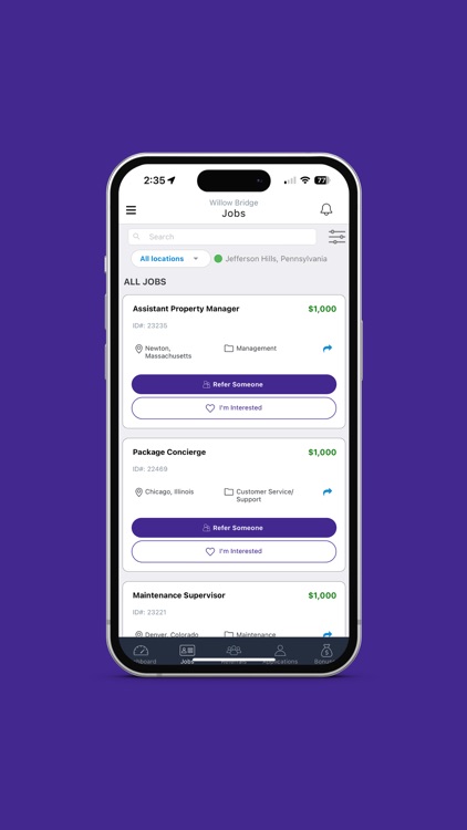 Willow Bridge Referrals